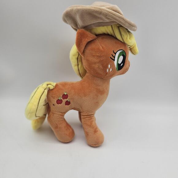 My Little Pony Applejack Plush Stuffed Animal Toy with Cowboy Hat MLP Cutie Mark - Picture 1 of 9